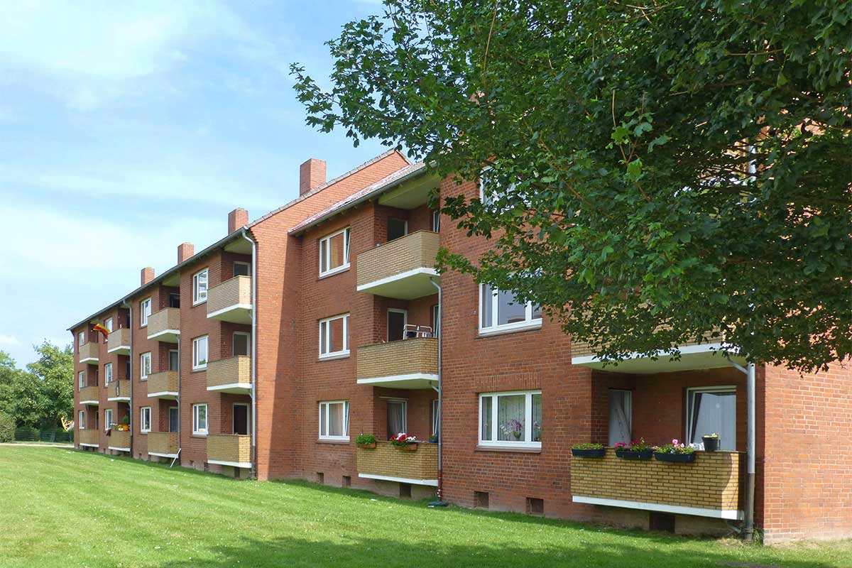 Wohngebäude mit Backsteinfassade – Portfolio Hohe Geest, Cuxhaven